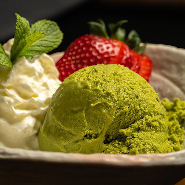 Helado de matcha
