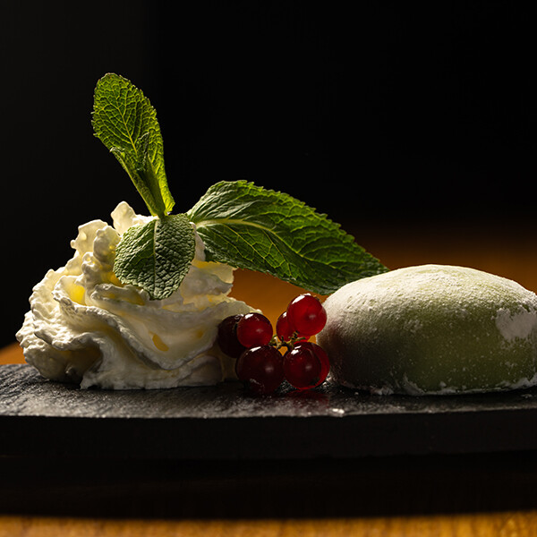 Mochi de té verde