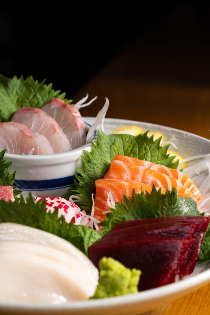 Sashimi de pescado detalle