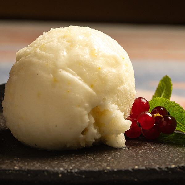 Helado de yuzu
